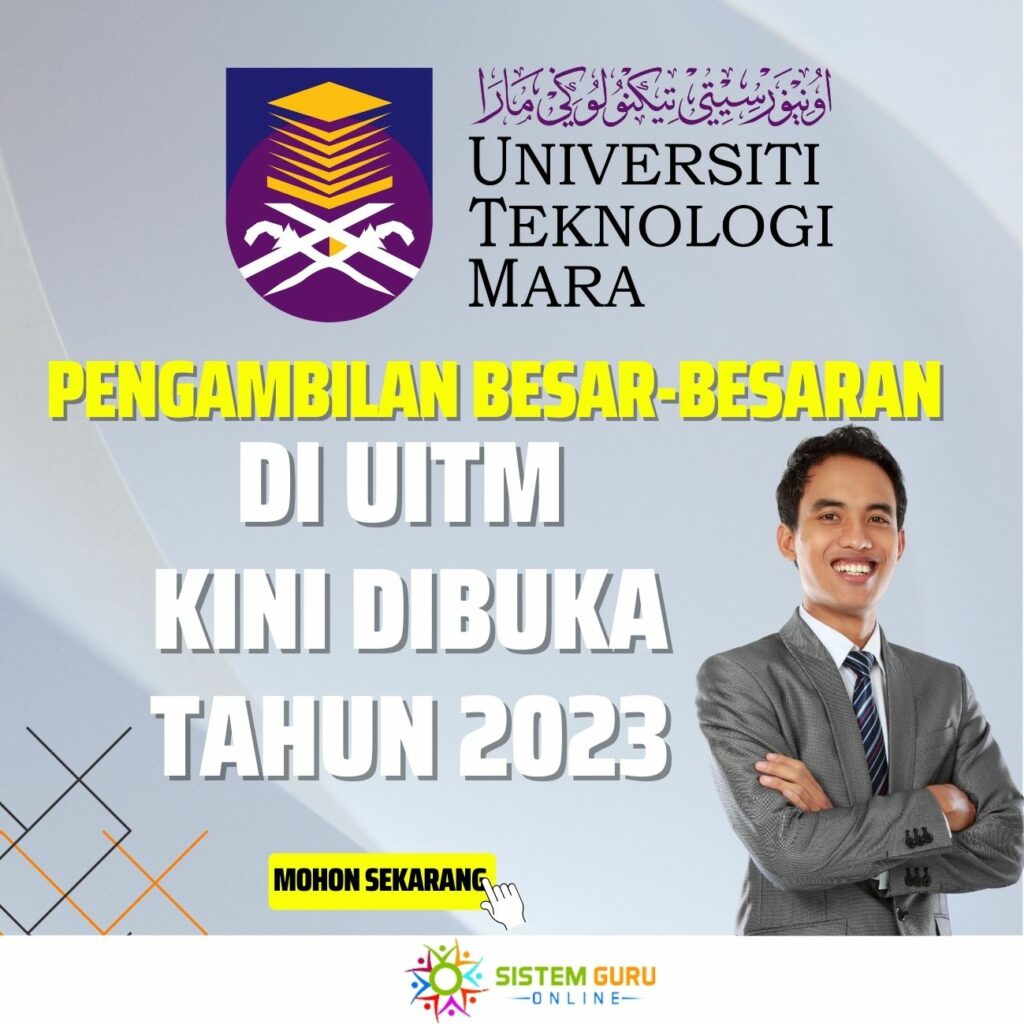 Permohonan Jawatan Kosong Uitm Dibuka Besar Besaran Tahun