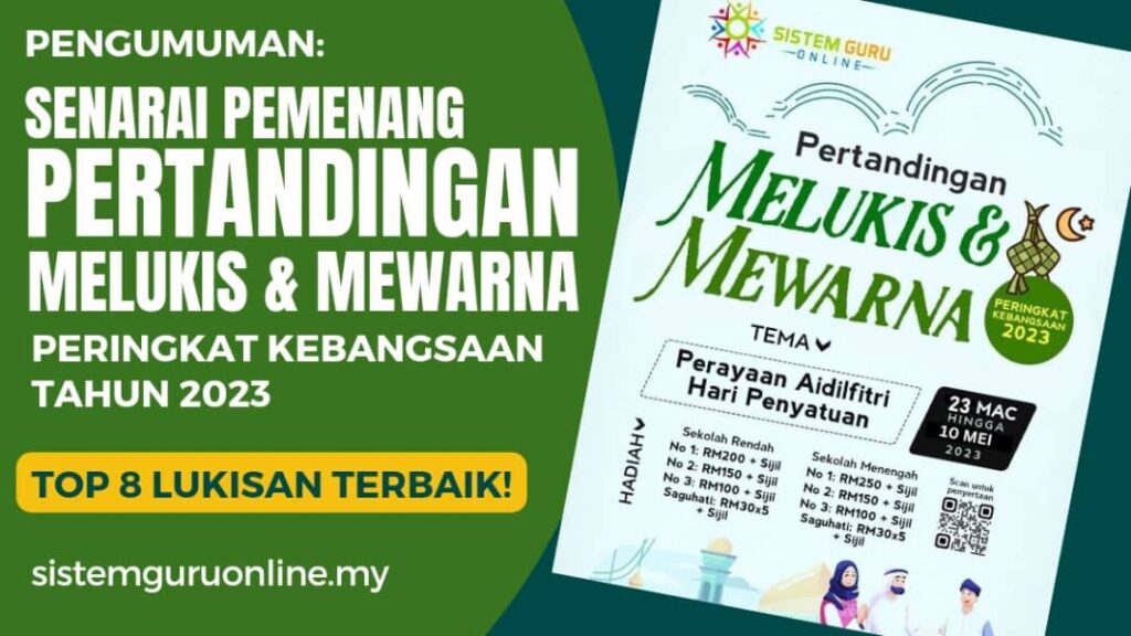 Senarai Pemenang Pertandingan Mewarna Peringkat Kebangsaan