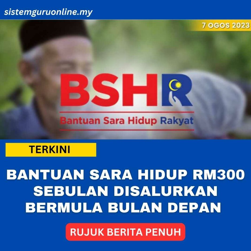 Bantuan Sara Hidup Rm Sebulan Disalurkan Bermula Bulan Depan