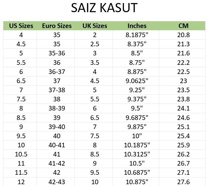 Panduan Ukur Saiz Kasut Yang Betul Semasa Anda Membuat Pembelian Kasut