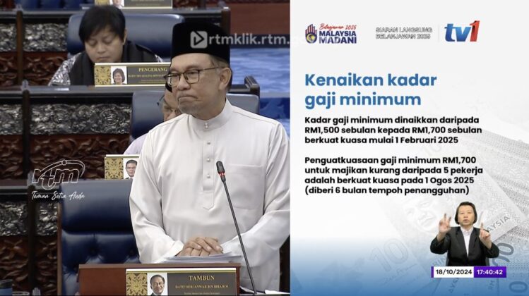 Pelaksanaan Gaji Minimum RM1700 Kadar Bayaran Per Jam Dan Akta