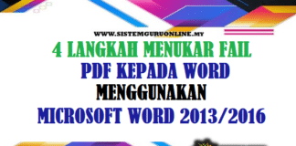 4 Langkah Menukar Format Fail PDF kepada Word