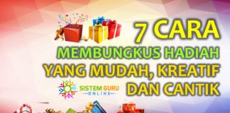 7 Cara Membungkus Hadiah yang Mudah, Kreatif dan Cantik