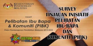 Survey Tinjauan Inisiatif Pelibatan Ibu Bapa dan Komuniti (PIBK)