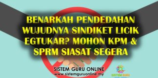 Benarkah Pendedahan Wujudnya Sindiket Licik eGTukar? Mohon KPM & SPRM Siasat Segera