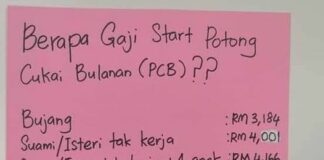 Berapa Jumlah Gaji Basic Yang Akan Dikenakan Cukai Pendapatan?
