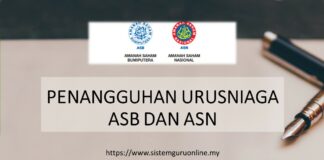 PENANGGUHAN URUSNIAGA ASB DAN ASN PENANGGUHAN URUSNIAGA ASB DAN ASN