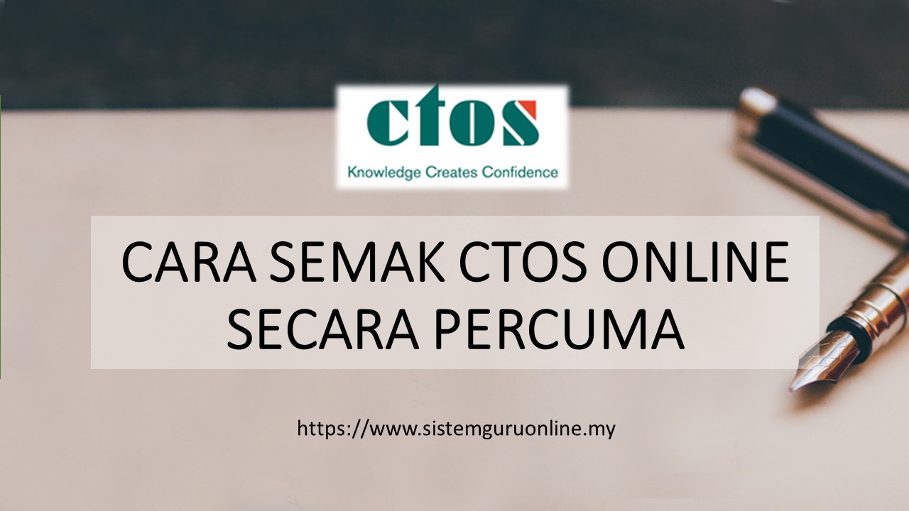 Cara Semak Ctos Online Secara Percuma