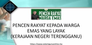 PENCEN RAKYAT KEPADA WARGA EMAS YANG LAYAK | BANTUAN OFFICIAL KERAJAAN NEGERI TERENGGANU TAHUN 2021