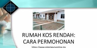 RUMAH KOS RENDAH : OFFICIAL CARA MEMOHON BAGI SETIAP NEGERI TAHUN 2021
