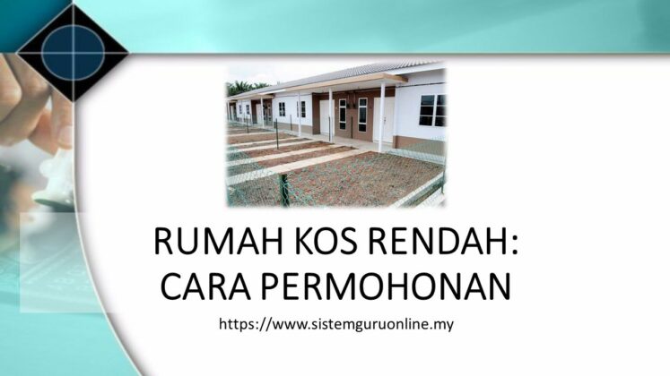 cara memohon skim rumah pertamaku