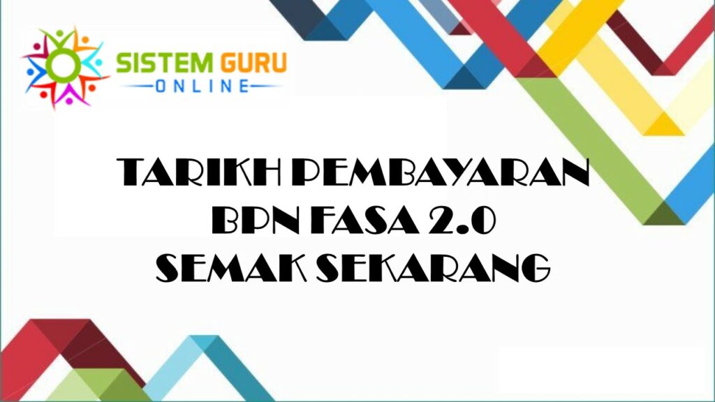 Tarikh Pembayaran Bpn Fasa 2 0 Semak Sekarang