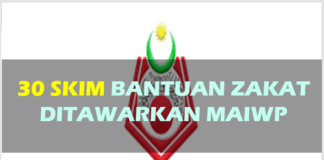 30 Skim Bantuan Zakat Ditawarkan MAIWP