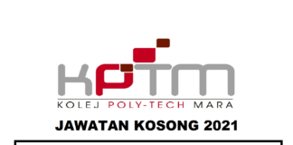 Kekosongan Jawatan di Kolej Poly Tech MARA (KPTM)