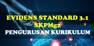 Evidens Standard 3.1 Pengurusan Kurikulum SKPMg2 Evidens Standard 3.1