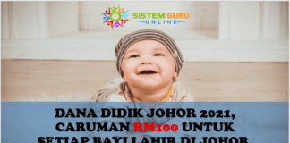 Dana Didik Johor 2021, Caruman RM100 Untuk Setiap Bayi Lahir di Johor. Dana Dididk Johor 2021, Caruman RM100 untuk Setiap Bayi Lahir di Johor.