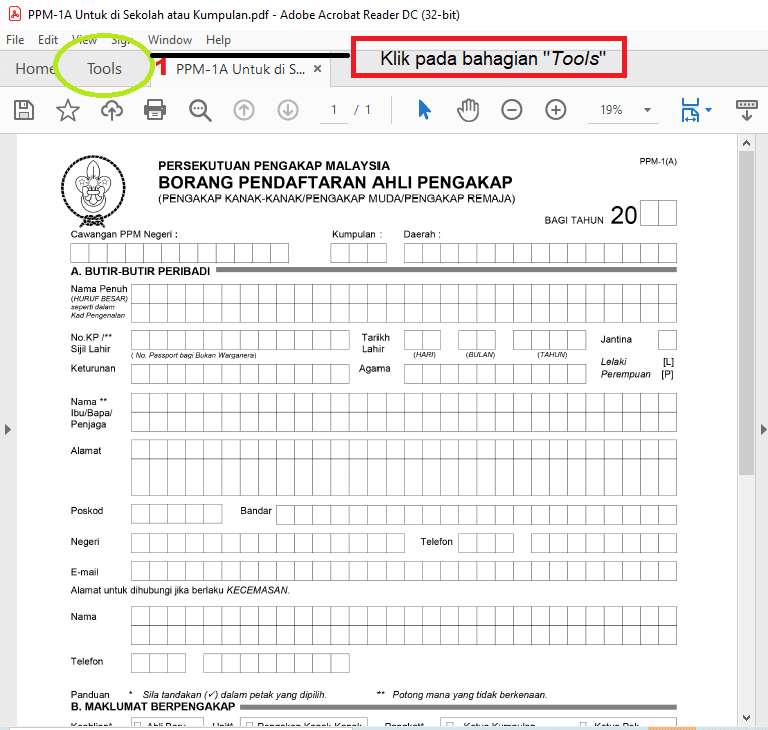 Cara Menaip atau Menambah Teks Pada Dokumen PDF