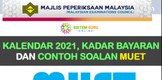 Soalan Persediaan MUET dan Kalendar MUET 2021 Kalendar MUET 2021 dan Contoh Soalan