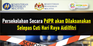 Persekolahan Secara PdPR akan Dilaksanakan Selepas Cuti Aidilfitri 2021