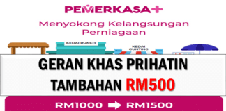 Official Geran Khas Prihatin Tambahan RM500 Geran Khas Prihatin Tambahan RM500