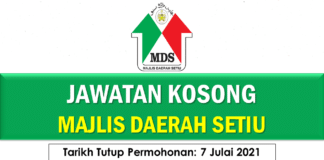 Jawatan Kosong Majlis Daerah Setiu