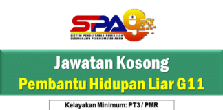 Jawatan Kosong Pembantu Hidupan Liar G11 Effective Jun 2021 Jawatan Kosong Pembantu Hidupan Liar G11