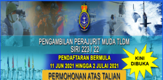 Pengambilan Perajurit Muda Tentera Laut Diraja Malaysia Siri 223/22