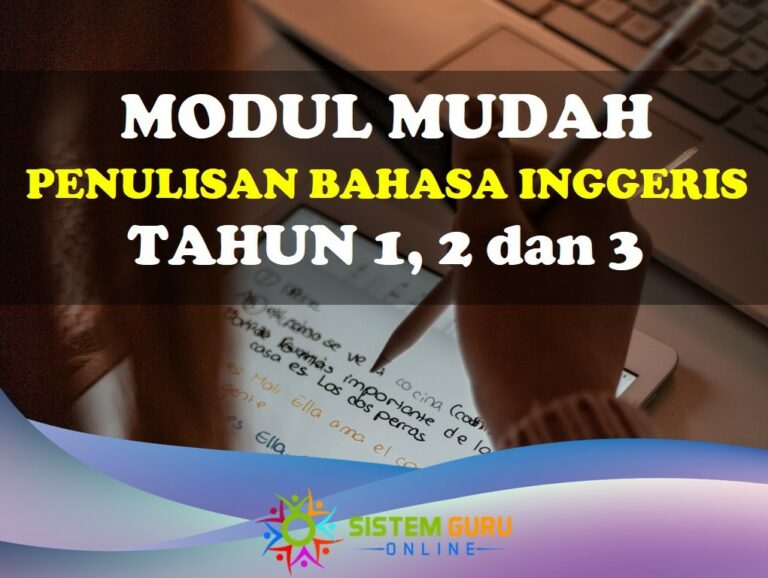 Modul Mudah Penulisan Bahasa Inggeris sesuai untuk Tahun 1, 2 dan 3