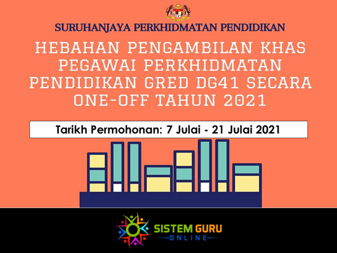 Hebahan Pengambilan Khas Pegawai Perkhidmatan Pendidikan Gred DG41