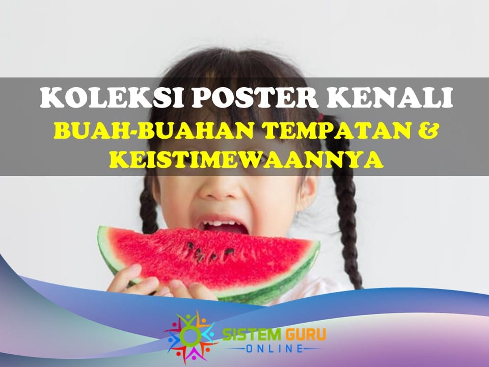 Koleksi Poster Kenali Buah-buahan Tempatan dan Keistimewaannya