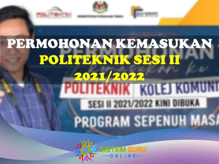 Official Permohonan Kemasukan Politeknik Sepenuh Masa Sesi II Tahun ...