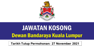 Jawatan Kosong Dewan Bandaraya Kuala Lumpur