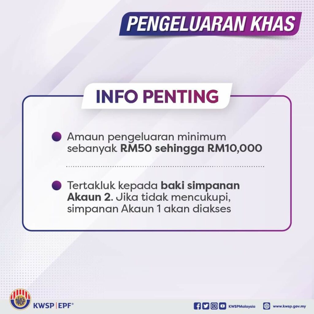 PENGELUARAN KHAS KWSP RM10,000. RUJUK SEKARANG