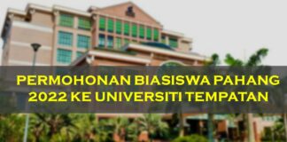 Official Permohonan Biasiswa Yayasan Pahang ke Universiti Tempatan 2022 permohonan Biasiswa Yayasan Pahang 2022