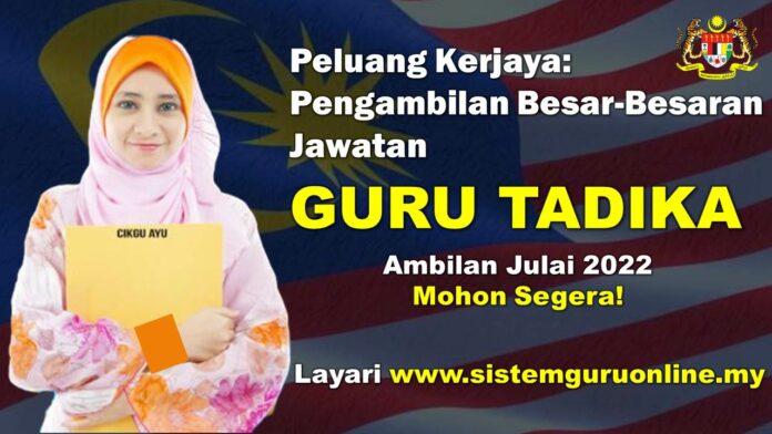 Pengambilan Besar-besaran Jawatan Guru Tadika/Taska Seluruh Malaysia ...