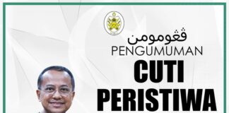 TERENGGANU CUTI 11 SEPTEMBER 2022 SEMPENA FINAL BOLA SEPAK PIALA FA 2022