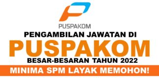 Pengambilan Jawatan di PUSPAKOM Besar-besaran Effective Ogos Tahun 2022