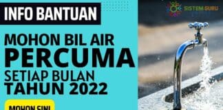 Insentif Kerajaan: Mohon Bantuan Bil Air Percuma Setiap Bulan l Ikuti Cara Permohonan