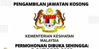 Pengambilan Jawatan Kosong di KKM Effective Sehingga 5 Oktober 2022