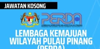 Jawatan Kosong di PERDA Effective Sehingga 26 September 2022