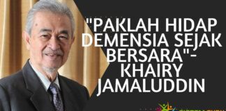 Paklah Positive Penyakit Demensia Sejak Bersara – Khairy Jamaluddin