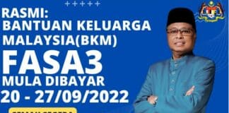 RASMI : BKM Fasa 3 Mula Dibayar Pada 20 Sehingga 27 September Ini – PM