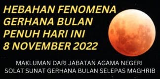 Gerhana bulan malaysia 2022
