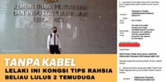 Tanpa Kabel, Lelaki Ini Kongsi Tips Rahsia Beliau Lulus 2 Temuduga Jawatan SPA & SPP