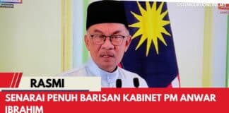 OFFICIAL SENARAI PENUH BARISAN KABINET PM ANWAR IBRAHIM EFFECTIVE SERTA MERTA SENARAI PENUH BARISAN KABINET PM ANWAR IBRAHIM