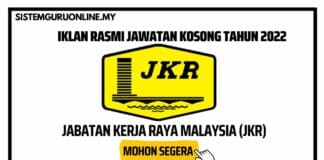 Jawatan Kosong Ambilan Disember Di Jabatan Kerja Raya