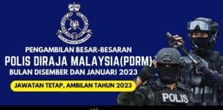 PENGAMBILAN JAWATAN KOSONG POLIS BESAR-BESARAN 2023