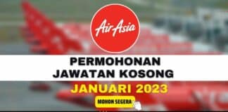 Jawatan Kosong AirAsia Januari 2023 Minima SPM Layak Memohon Jawatan Kosong AirAsia 2023 Minima SPM Layak Memohon