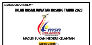 Jawatan Kosong Majlis Sukan Negeri Kelantan (MSN) Terkini 2023