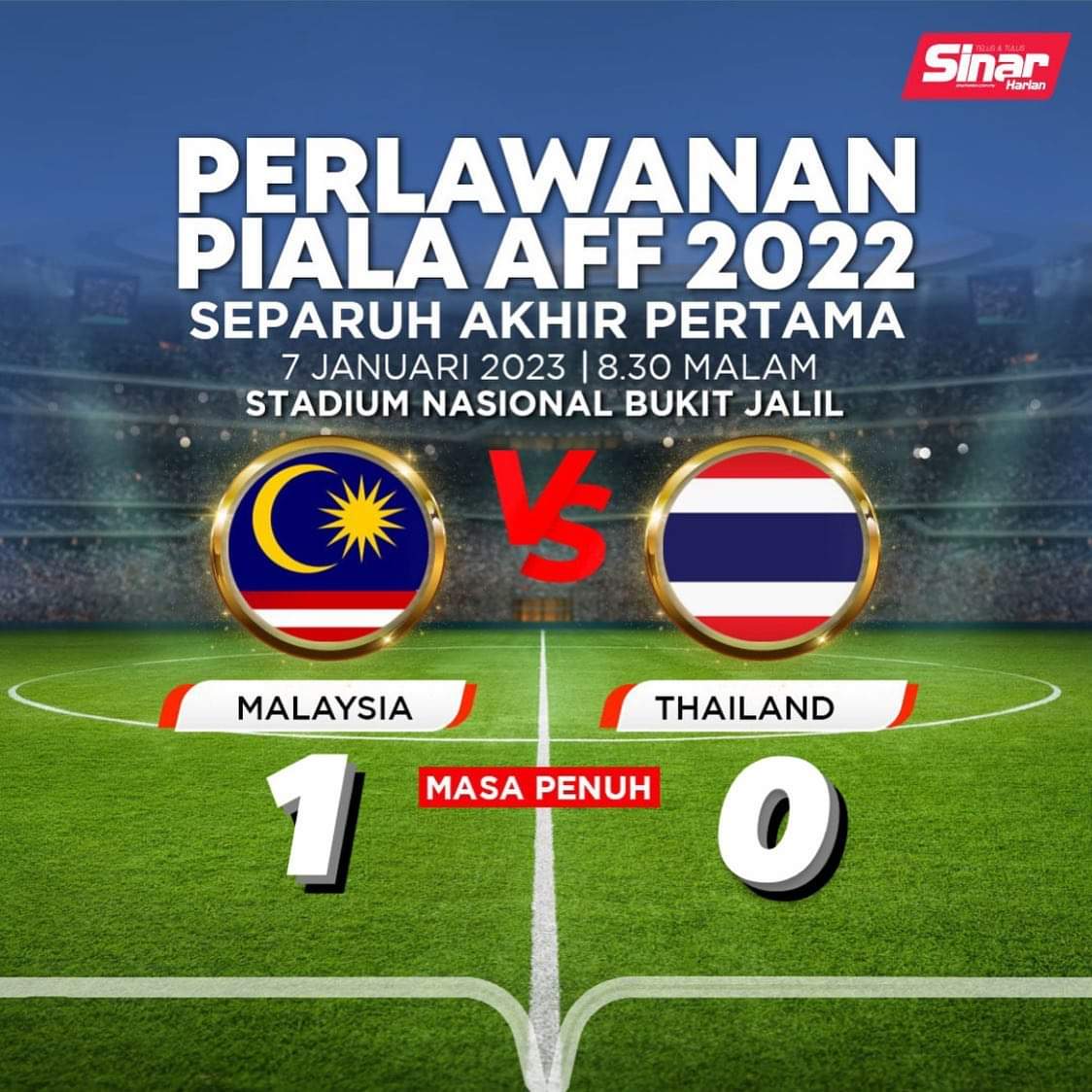 Referee Malaysia Vs Thailand Batalkan Gol